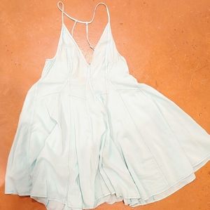 NWT Blue Free People Slip Dress size small